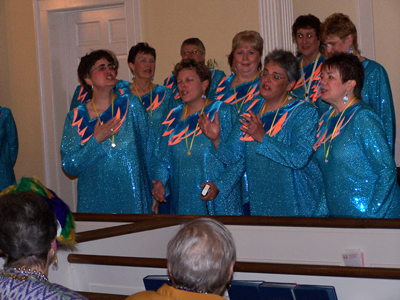 Singing for the Freedom Plains Presbyterian Women's Group